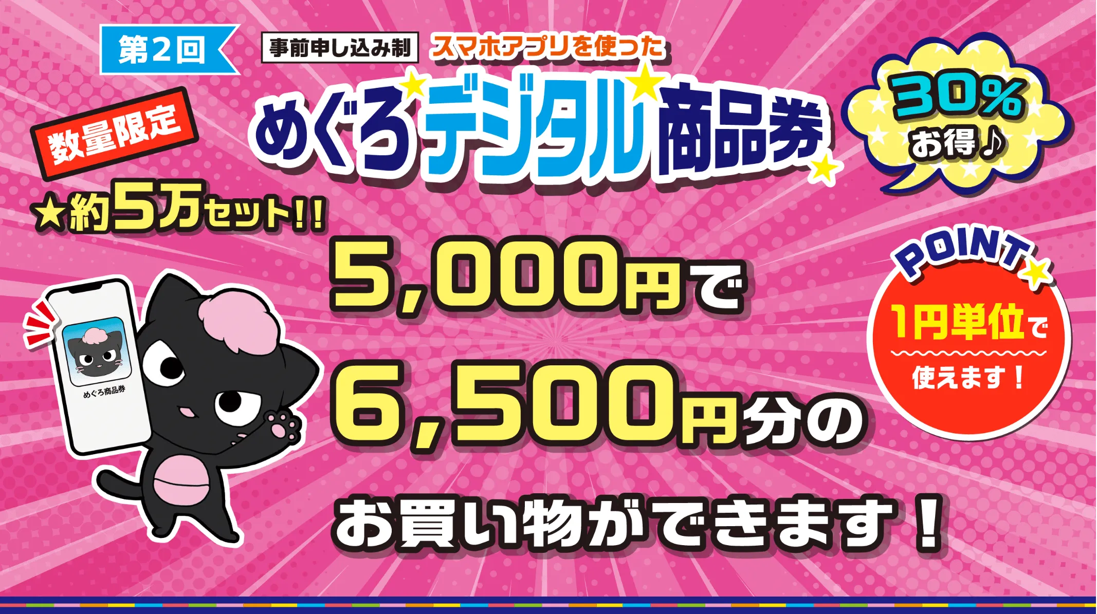 スマにゃんとスキマキャラ めぐろデジタル商品券 | 目黒区の地域密着ハウスクリーニング